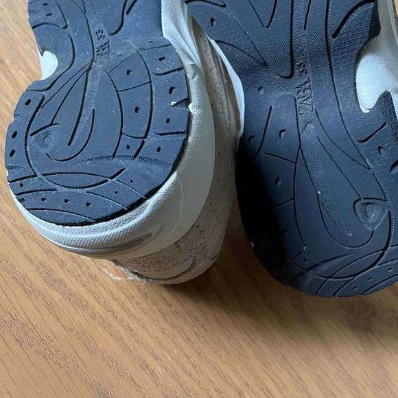 Zara KIDS/ LEATHER SNEAKERS. - Picture 5 of 7